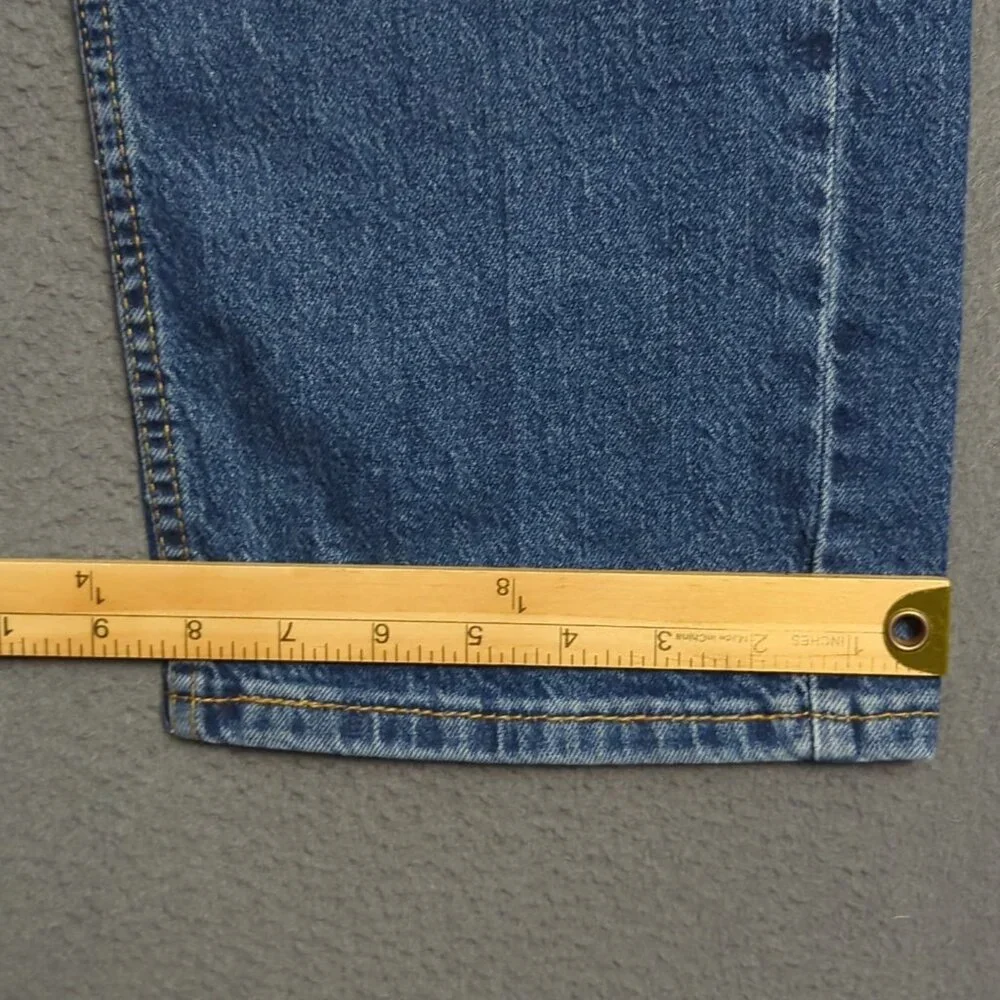 Levi's Jeans Men's 36x30 Blue 505 Regular Fit Straight Leg Denim